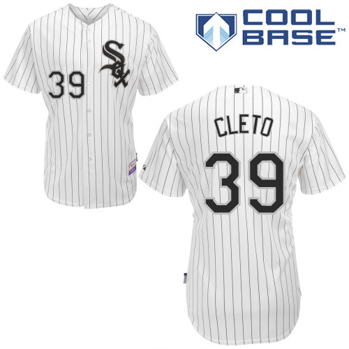 Maikel Cleto #39 MLB Jersey-Chicago White Sox Men's Authentic Home White Cool Base Baseball Jersey